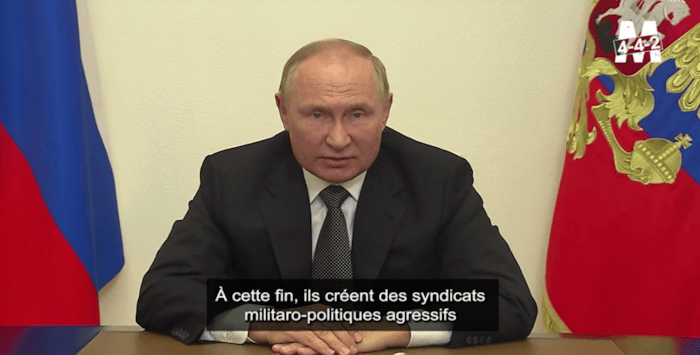 Poutine Discours Aout
